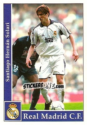 Figurina Solari - Las Fichas De La Liga 2001-2002 n. 9 - Mundicromo