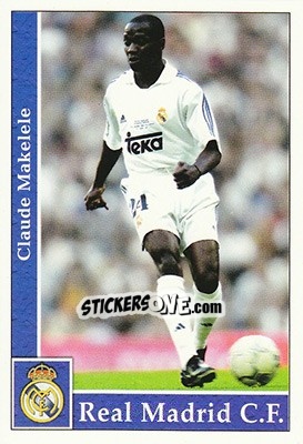 Figurina Makelele - Las Fichas De La Liga 2001-2002 n. 11 - Mundicromo