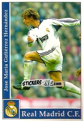 Cromo Guti - Las Fichas De La Liga 2001-2002 n. 15 - Mundicromo
