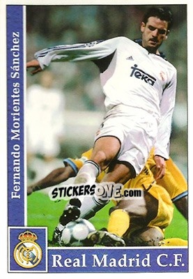 Figurina Morientes - Las Fichas De La Liga 2001-2002 n. 19 - Mundicromo