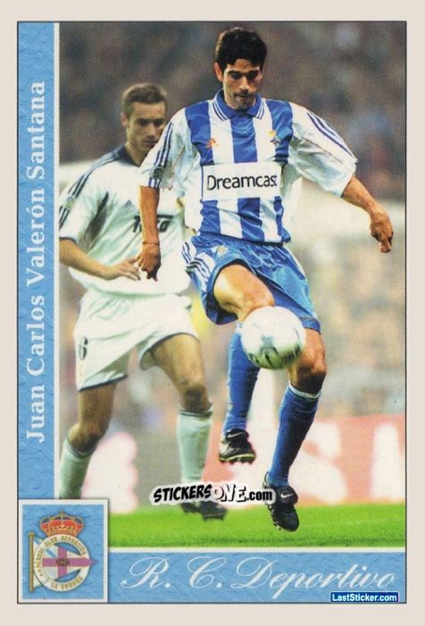 Cromo Valerón - Las Fichas De La Liga 2001-2002 n. 36 - Mundicromo