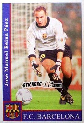 Figurina Pepe Reina - Las Fichas De La Liga 2001-2002 n. 67 - Mundicromo