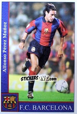 Figurina Alfonso - Las Fichas De La Liga 2001-2002 n. 78 - Mundicromo