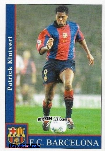 Sticker Kluivert - Las Fichas De La Liga 2001-2002 n. 81 - Mundicromo