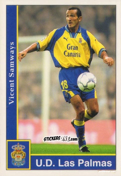 Figurina Samways - Las Fichas De La Liga 2001-2002 n. 225 - Mundicromo