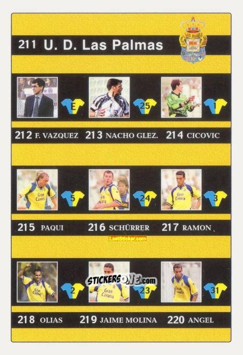 Cromo Indice - Las Fichas De La Liga 2001-2002 n. 231 - Mundicromo