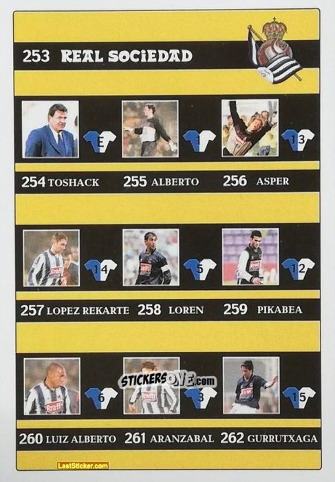 Cromo Indice - Las Fichas De La Liga 2001-2002 n. 273 - Mundicromo