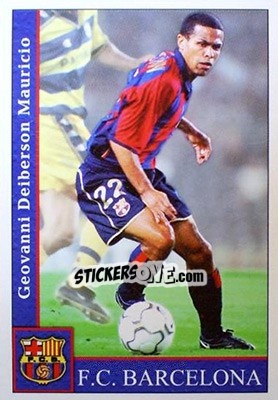 Cromo Geovanni - Las Fichas De La Liga 2001-2002 n. 473 - Mundicromo