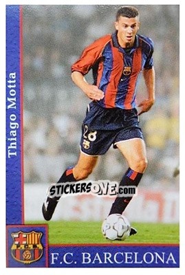 Figurina Thiago Motta - Las Fichas De La Liga 2001-2002 n. 520 - Mundicromo