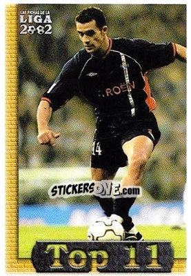 Figurina Juanfran - Las Fichas De La Liga 2001-2002 n. 587 - Mundicromo