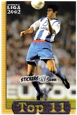 Cromo Valerón - Las Fichas De La Liga 2001-2002 n. 589 - Mundicromo