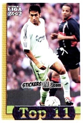Cromo Raul González - Las Fichas De La Liga 2001-2002 n. 593 - Mundicromo