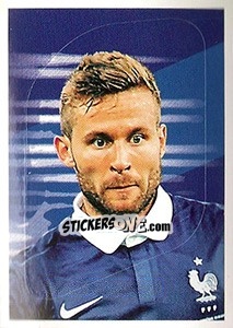 Figurina Yohan Cabaye - Team France 2016. Fiers D'Être Bleus n. 59 - Panini