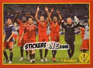 Cromo France - Belgium 1 - Belgian Red Devils 2016 #Tousenfrance n. 52 - Panini