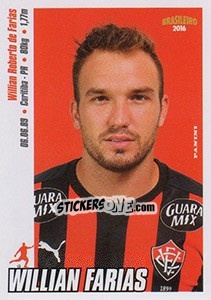 Cromo Thiago Real - Campeonato Brasileiro 2016 n. 317 - Panini