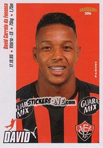 Cromo William Farias - Campeonato Brasileiro 2016 n. 318 - Panini