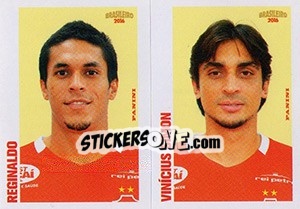 Cromo Reginaldo / Vinícius Simon - Campeonato Brasileiro 2016 n. 436 - Panini