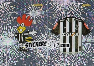 Figurina Mascote / Camisa - Campeonato Brasileiro 2016 n. E7-E8 - Panini
