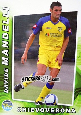 Cromo Davide Mandelli - Real Action 2008-2009 n. 48 - Panini