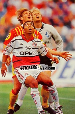 Figurina Giovane Elber - FC Bayern München Foto-Cards 1998-1999 n. 21 - Panini