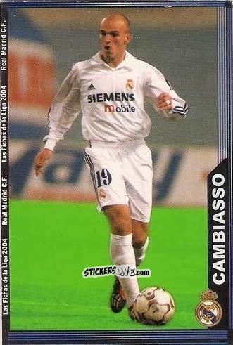 Figurina Cambiasso - Las Fichas De La Liga 2003-2004 n. 11 - Mundicromo