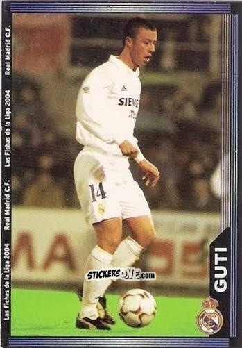Cromo Guti - Las Fichas De La Liga 2003-2004 n. 18 - Mundicromo