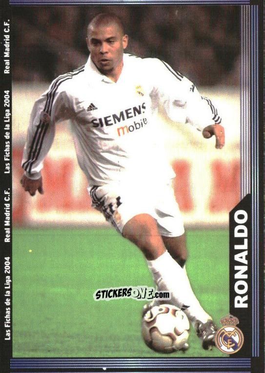 Figurina Ronaldo - Las Fichas De La Liga 2003-2004 n. 22 - Mundicromo