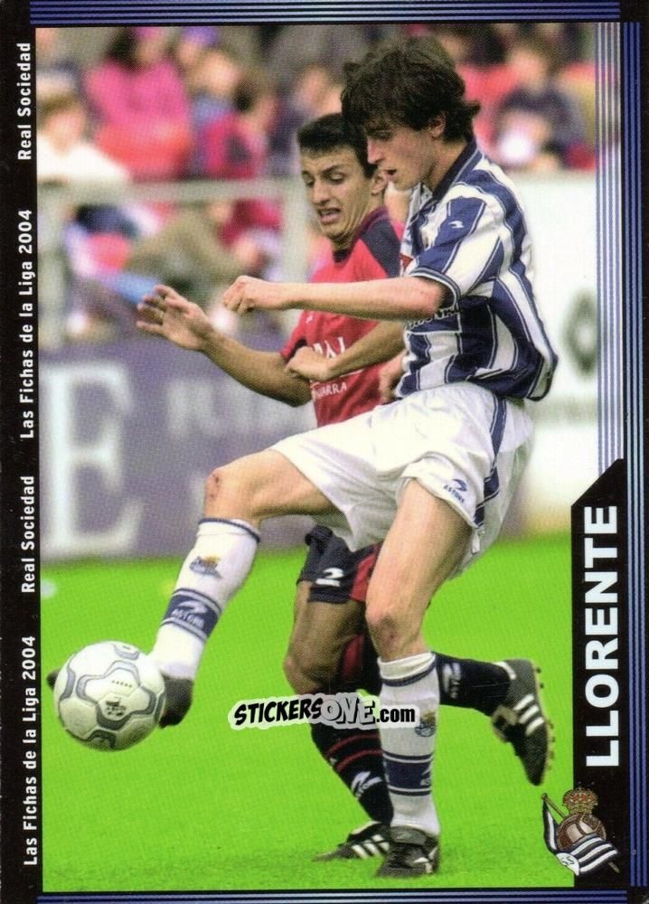 Figurina Llorente - Las Fichas De La Liga 2003-2004 n. 45a - Mundicromo