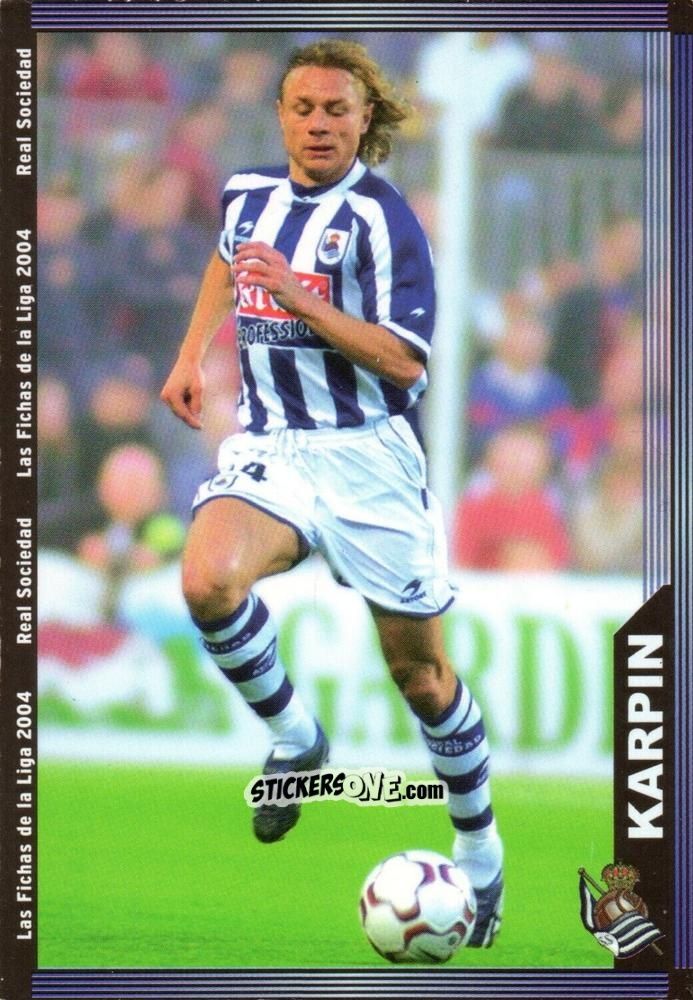 Cromo Karpin - Las Fichas De La Liga 2003-2004 n. 47 - Mundicromo