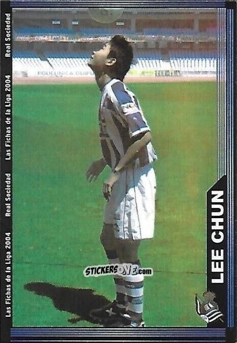Cromo Lee Chun - Las Fichas De La Liga 2003-2004 n. 50 - Mundicromo