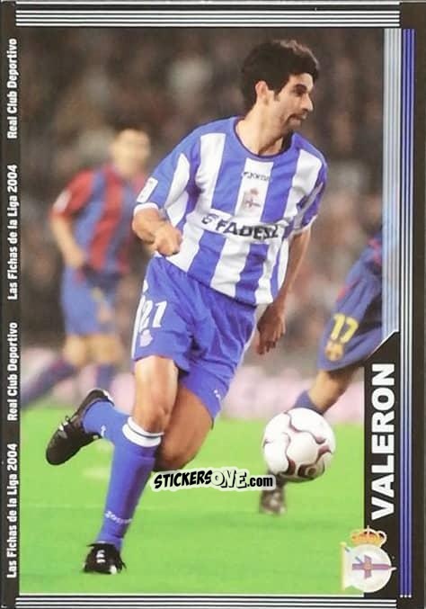 Cromo Valerón - Las Fichas De La Liga 2003-2004 n. 73 - Mundicromo