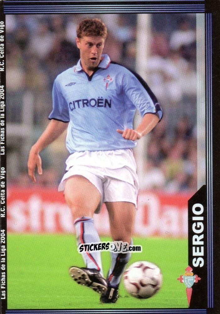Figurina Sergio - Las Fichas De La Liga 2003-2004 n. 93 - Mundicromo