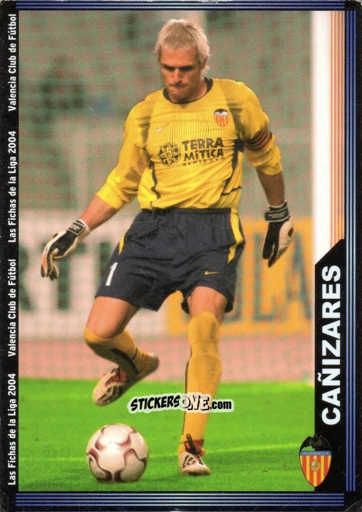 Figurina Cañizares - Las Fichas De La Liga 2003-2004 n. 112 - Mundicromo