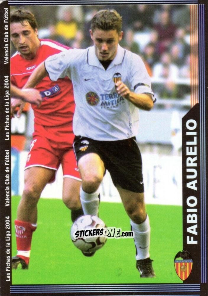 Figurina F. Aurelio - Las Fichas De La Liga 2003-2004 n. 120 - Mundicromo