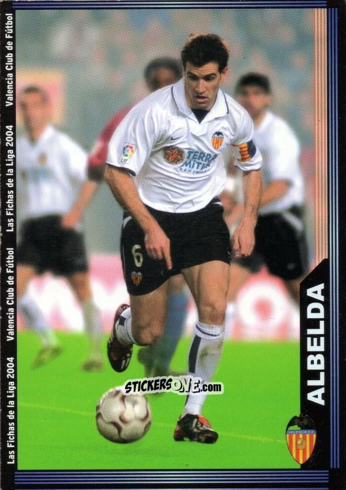 Cromo Albelda - Las Fichas De La Liga 2003-2004 n. 122 - Mundicromo