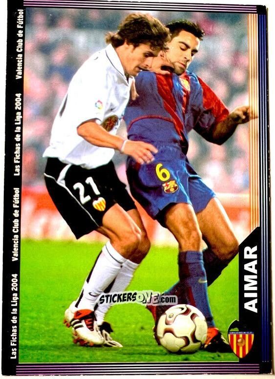 Cromo Aimar - Las Fichas De La Liga 2003-2004 n. 123 - Mundicromo