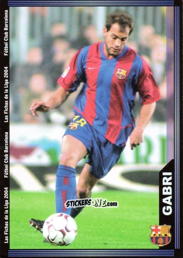 Cromo Gabri - Las Fichas De La Liga 2003-2004 n. 145 - Mundicromo