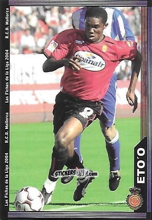 Sticker Eto'o - Las Fichas De La Liga 2003-2004 n. 239 - Mundicromo