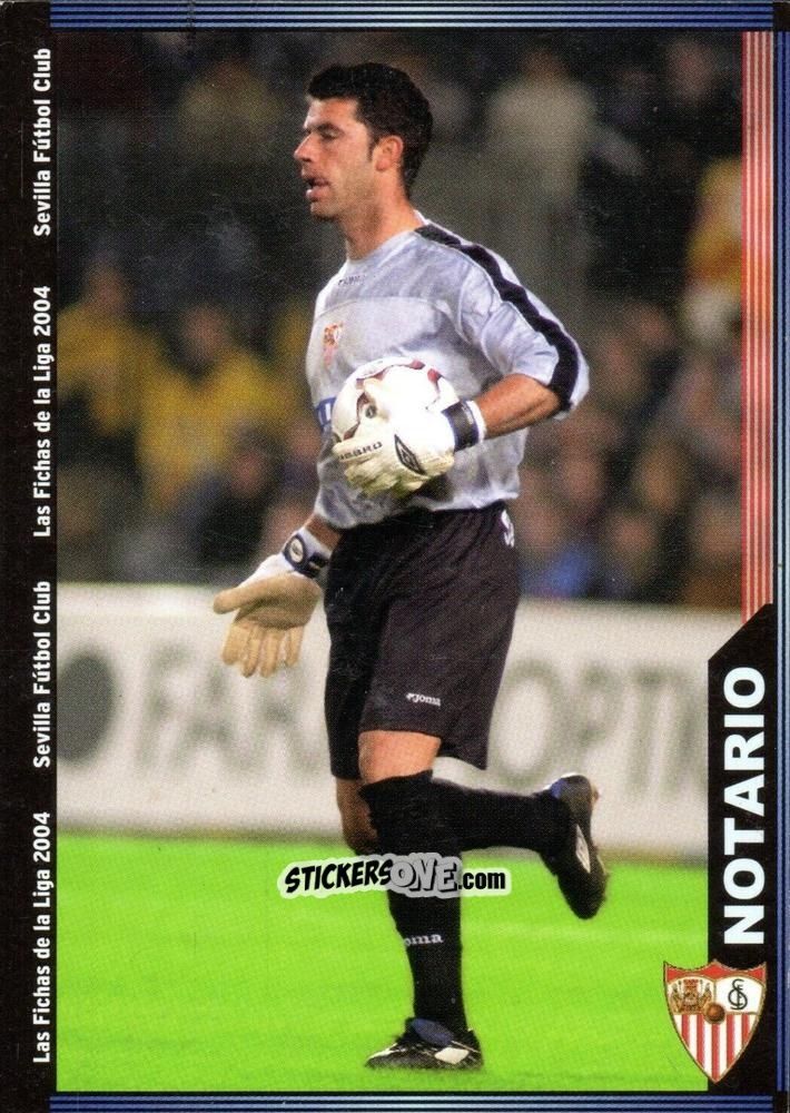 Figurina Notario - Las Fichas De La Liga 2003-2004 n. 247 - Mundicromo
