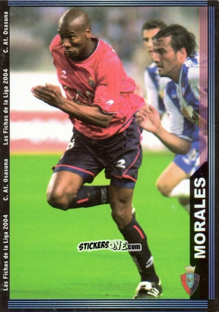 Figurina Morales - Las Fichas De La Liga 2003-2004 n. 291 - Mundicromo