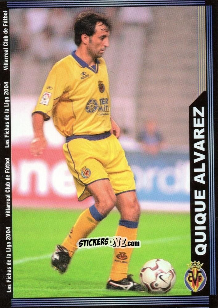 Figurina Q.Alvarez - Las Fichas De La Liga 2003-2004 n. 387 - Mundicromo