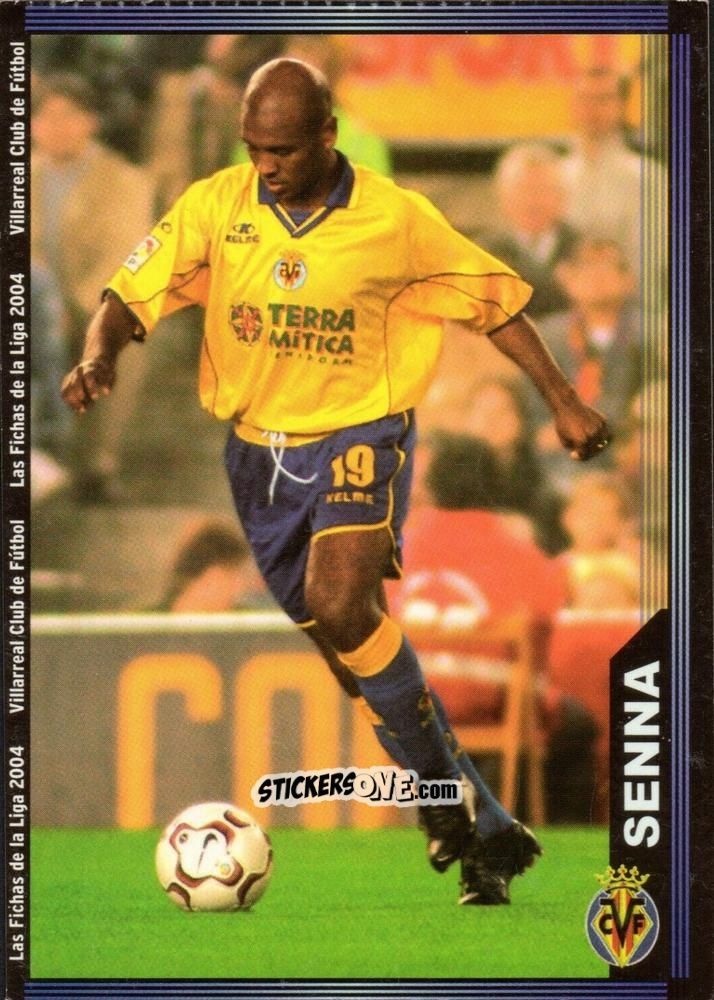 Figurina Senna - Las Fichas De La Liga 2003-2004 n. 396 - Mundicromo