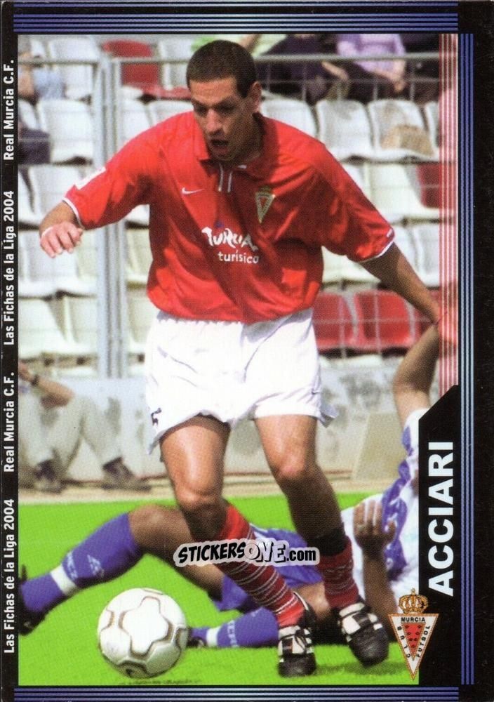 Figurina Acciari - Las Fichas De La Liga 2003-2004 n. 474 - Mundicromo