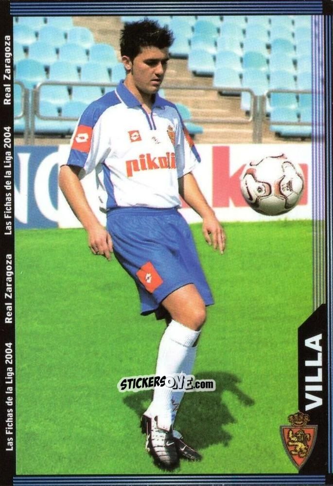 Sticker Villa - Las Fichas De La Liga 2003-2004 n. 499 - Mundicromo