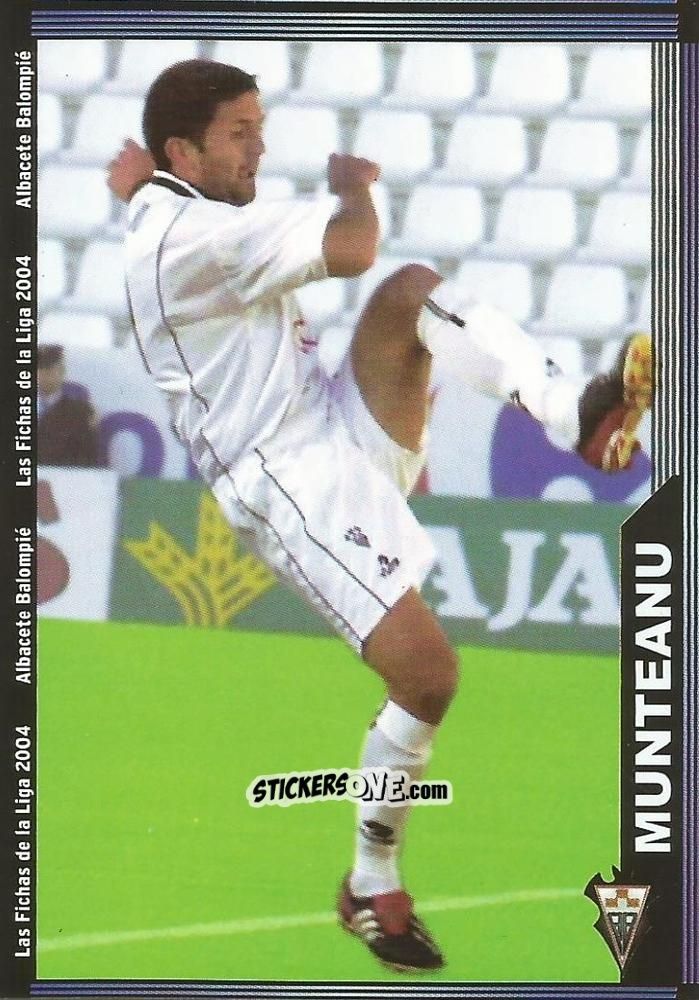 Cromo Munteanu - Las Fichas De La Liga 2003-2004 n. 521 - Mundicromo