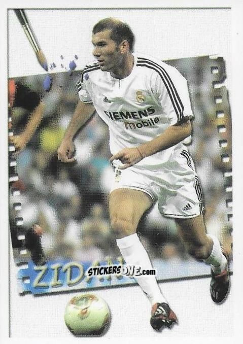 Figurina Zidane - Las Fichas De La Liga 2003-2004 n. 687 - Mundicromo