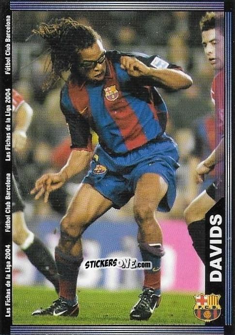 Figurina Davids - Las Fichas De La Liga 2003-2004 n. 726 - Mundicromo