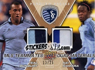 Sticker Brian Ching / Brad Davis - Mls 2012 n. TM-HOU2 - Upper Deck
