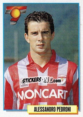 Sticker Alessandro Pedroni - Calcio Cards 1994-1995 n. 72 - Merlin