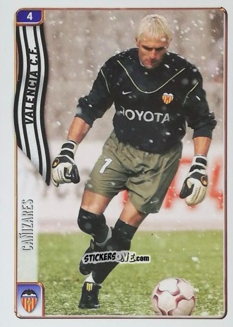 Figurina Cañizares - Las Fichas De La Liga 2004-2005 n. 4 - Mundicromo